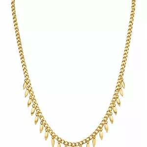 گردنبند طلای اپال گلد مدل کارتیر آویز لوزی بر وزن 4.63 