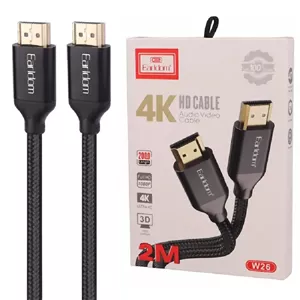 کابل HDMI 4K ارلدام ET-W26 طول 2 متر مشکی