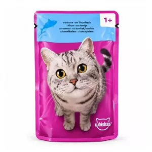پوچ گربه ویسکاس روسی با طعم ماهی تن 85 گرم