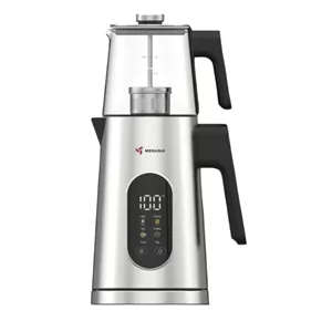 چایساز مباشی ژاپن فول آپشن با قوری آسانسوریگارانتی مدل ME-TM303 استیل