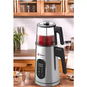 چایساز مباشی ژاپن فول آپشن با قوری آسانسوریگارانتی مدل ME-TM303 استیل