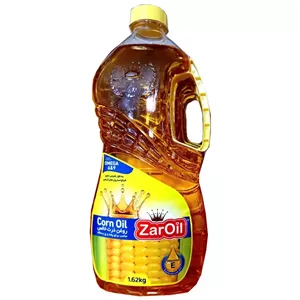 روغن ذرت خالص زر مناسب به پخت پز و سالاد (وزن1/62 کیلو گرم)
