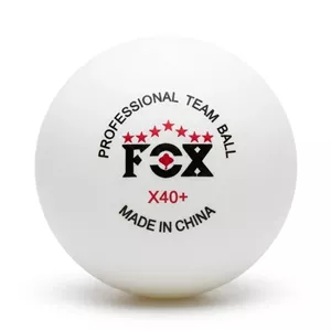 توپ پینگ پنگ فاکس ۷ ستاره بسته سه عددی Fox 7 stars سفید