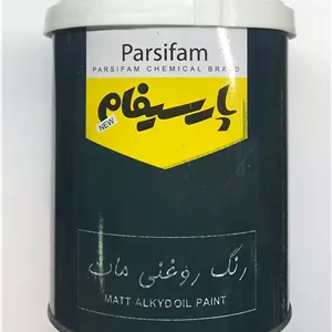 رنگ سفید مات پارسیفام 1 کیلویی