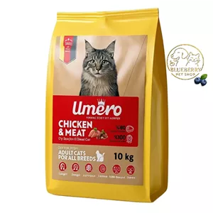 غذا خشک گربه بالغ اومرو مدل طعم گوشت و مرغ 500گرم (فله ای در بسته بندی زیپ کیپ)
