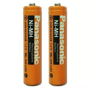 باتری تلفن پاناسونیک مدل HHR-630 بسته 2 عددی گارانتی اصالت و سلامت فیزیکی کالا