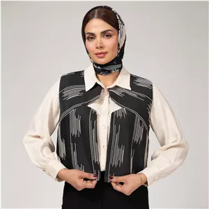 جلیقه کوتاه زنانه 70113 مشکی M