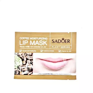 ماسک ورقه ای سادور SADPER مخصوص لب LIP MASKحاوی عصاره قهوه COOFFEE وزن 8 گرم ، چین