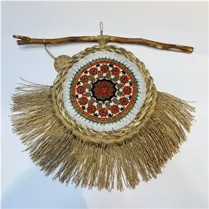 دیوارکوب پته دوزی رافیا 
