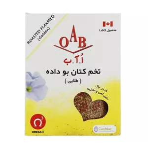 تخم کتان بو داده اُ آ ب مقدار 200 گرم