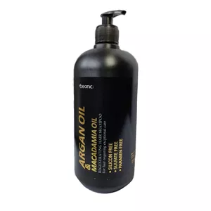 شامپو مو فاقد سولفات کلینیک (Cleanic) مدل Argan & Macadamia حجم 1000 میلی لیتر