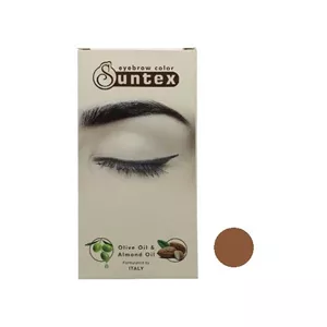 کیت رنگ ابرو سانتکس (Suntex) شماره N7-E8 رنگ بلوند روشن حجم 30 میلی‌لیتر