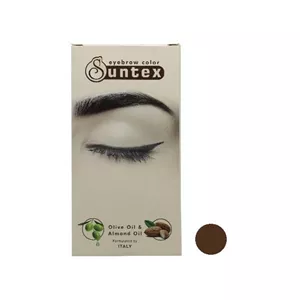 کیت رنگ ابرو سانتکس (Suntex) شماره N6-E7 رنگ بلوند متوسط حجم 30 میلی‌لیتر