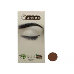 کیت رنگ ابرو سانتکس (Suntex) شماره CH5-E6.8 رنگ بلوند شکلاتی تیره حجم 30 میلی‌لیتر