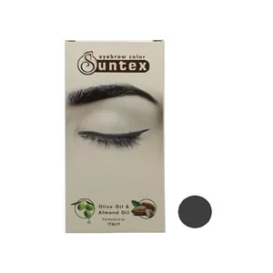 کیت رنگ ابرو سانتکس (Suntex) شماره C5-E6.1 رنگ بلوند دودی تیره حجم 30 میلی‌لیتر