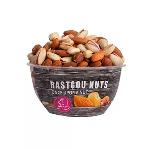 آجیل مخلوط خام اکبر راستگو 270 گرم