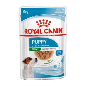 پوچ سگ نابالغ رویال کنین پاپی مدل PUPPY وزن 85 گرم
