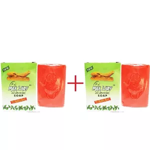 صابون زردچوبه مکس لیدی (Max Lady) وزن 75 گرم مجموعه 2 عددی