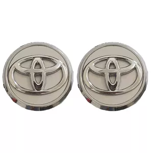 درپوش رینگ قطعه سازان کبیر مدل RING-TOY-944 مناسب برای تویوتا مجموعه 2 عددی | نقره ای