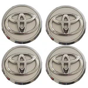 درپوش رینگ قطعه سازان کبیر مدل RING-TOY-943 مناسب برای تویوتا مجموعه 4 عددی | نقره ای