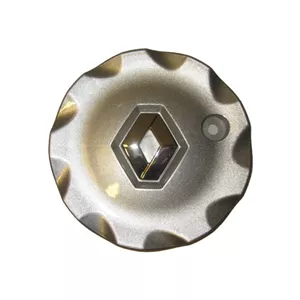 درپوش رینگ خودرو رنو مدل 01 مناسب برای مگان | نقره ای