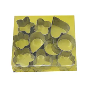 کاتر شیرینی پزی مدل Leblebi-05 مجموعه 10 عددی | استیل