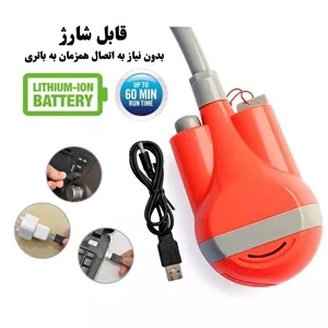 دوش سفری مدل شارژی کد K-1203  آبی تیره 