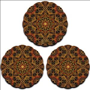 زیر لیوانی رنس مدل C4-42073 بسته 3 عددی | چند رنگ