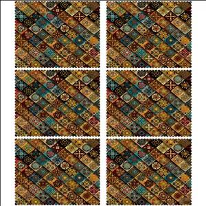 زیربشقابی رنس مدل U3-42524 بسته 6 عددی | چند رنگ