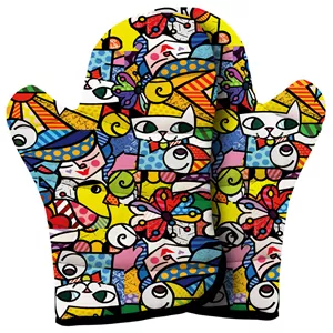 دستکش فر مدل F1-100003 بسته 2 عددی | مشکی