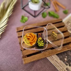 پک تک نفره دوآیتمی تارت زعفرانی و خرما آجیلی حلوالند