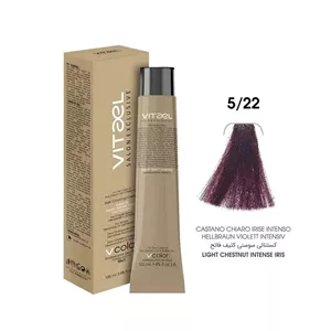 رنگ مو ویتاال (vitael) شماره 5.22 بلوند شرابی تیره حجم 100 میلی‌لیتر