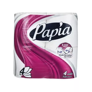 دستمال توالت پاپیا (Papia) مدل B Side بسته 4 عددی