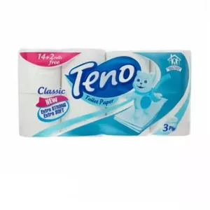 دستمال توالت تنو بسته 16 عددی