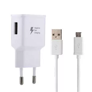 شارژر دیواری مدل EP-TA20EWE به همراه کابل تبدیل micro USB غیر اصل مشکی