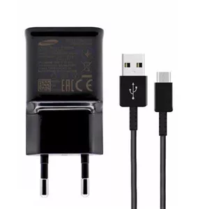 شارژر دیواری مدل 10 به همراه کابل تبدیل micro usb به type-C به طول 1.2 متر غیر اصل سفید