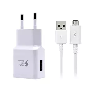 شارژر دیواری مدل Ta-Tb202 به همراه کابل تبدیل Micro USB سفید