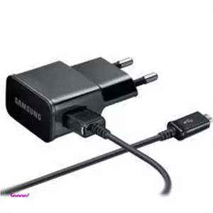 شارژر تراول به همراه کابل میکرو یو اس بی غیر اصل سفید