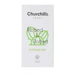 کاندوم مدل Ribbed And Dotted چرچیلز بسته ۱۲ عددی