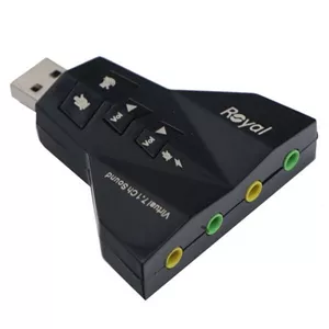 کارت صدا USB مدل  7.1 موشکی