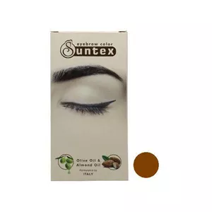 کیت رنگ ابرو سانتکس (Suntex) شماره C7-E8.3 رنگ بلوند طلایی روشن حجم 30 میلی‌لیتر
