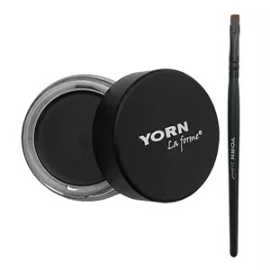 خط چشم ژلی کاسه ای یورن (Yorn) مدل Black شماره 100