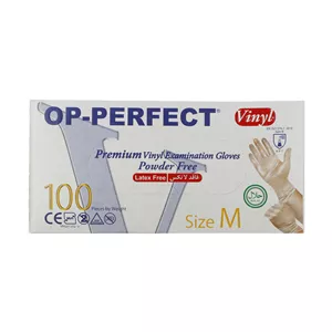 دستکش وینیل اپی پرفکت 100 عددی متوسط