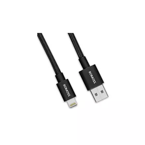 کابل تبدیل USB به لایتنینگ روموس مدل CB13ns طول 3 متر مشکی گارانتی 12 ماهه راندمان