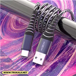 کابل لایتنینگ موکسوم 3 آمپر مدل MX-CB71 طول 1 متر مشکی