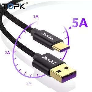 کابل شارژ و دیتا موبایل تاپکی مدل AN11-Type-C  مشکی