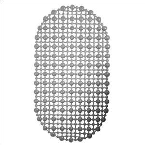 زیرپایی حمام طرح حبابی مدل Spi-4 سایز 65x35 سانتی متررنگ طوسی 