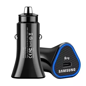 شارژر فندکی سامسونگ 25 وات مدل EP-L502 مشکی