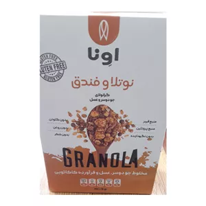 جو دوسر پرک GRANOLA ( ۲۵۰ گرمی) نوتلا و فندق