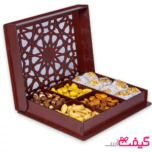 جعبه پذیرایی آجیل مدل سراج 300 گرم